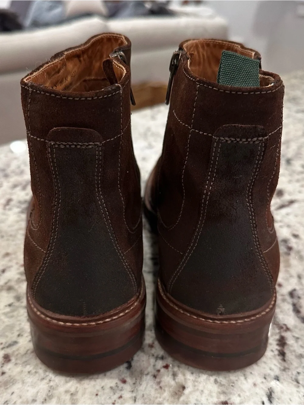 Johnston & Murphy Men's Barrett Zip Boots Size 10.5
